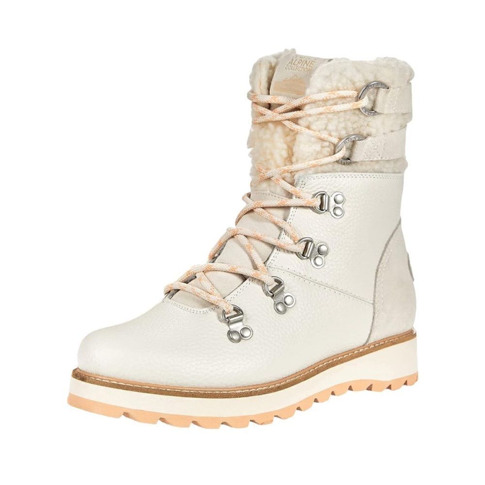 Roxy - Brandi II Winter Boot Women- Sherpa lined- Off White- Size 10